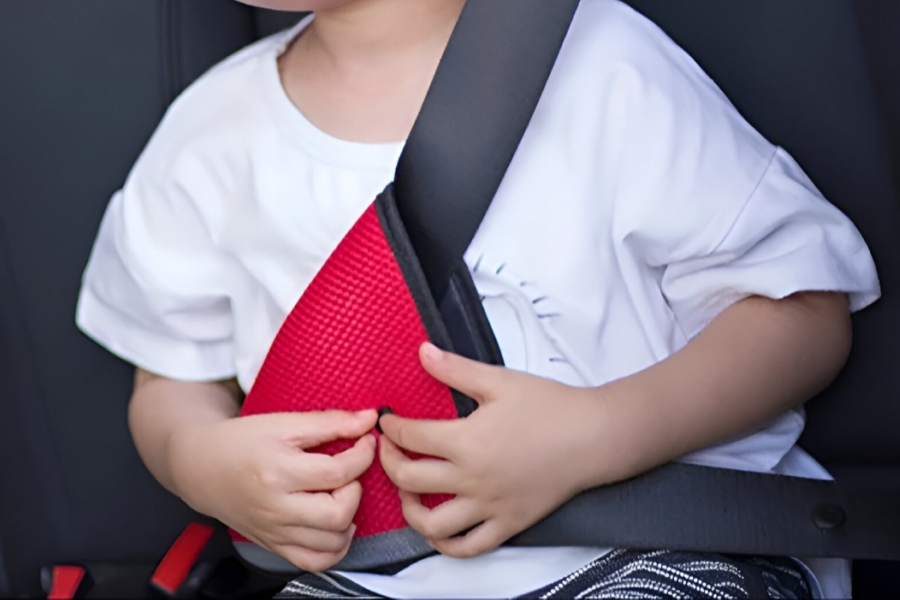 kids' seat belt safety adjuster